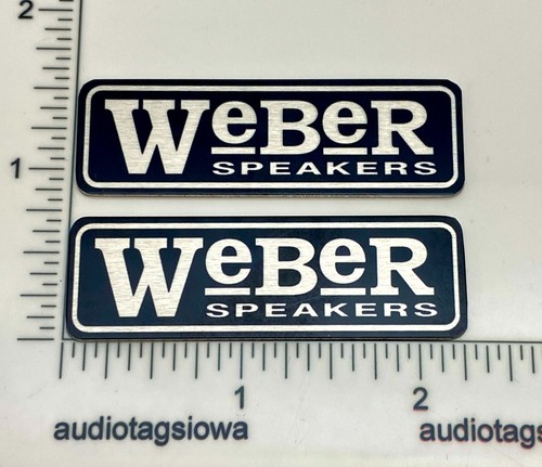 Weber speaker grill badge pair - speaker,