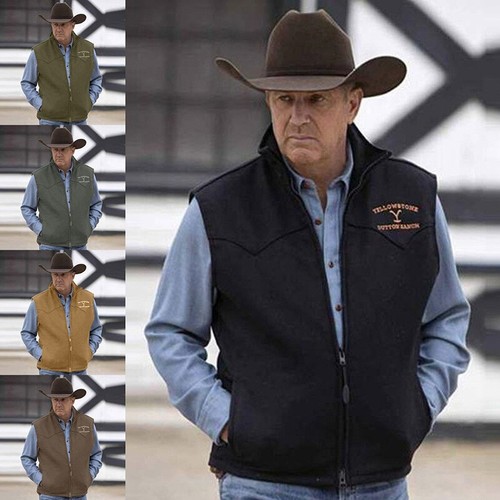 Gilet uomo western cowboy