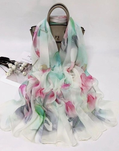 Foulard 100 seta chiffon - seta,