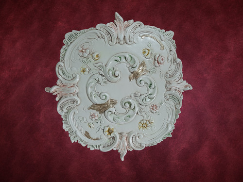 Rosone gesso decorato - in,