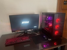 pc gaming Computer assemblato+monitor+mouse+tastiera nvidia geforce rtx Asus
