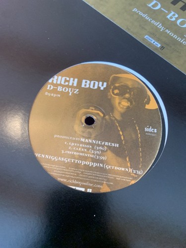Rich boy boyz vinyl - d-boyz,