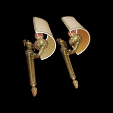 ANTICA COPPIA DI  APPLIQUE IN