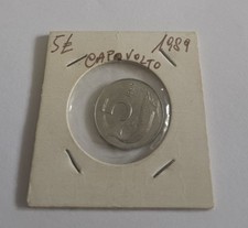 Moneta 5 Lire 1989 Errore Di