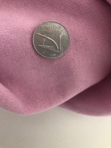 Moneta lire 1977 rarissima - 10,