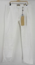 Pantalone chino uomo 42 x 34 slim bianco misto cotone Jeckerson originale nuovo