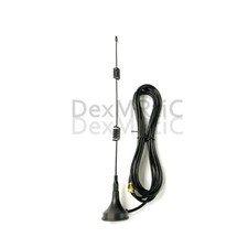 Antenna WIFI 2.4GHz 7dBi SMA maschio 3m cavo base magnetica router wireless booster