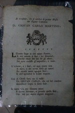 Documento antico (sonetto) in