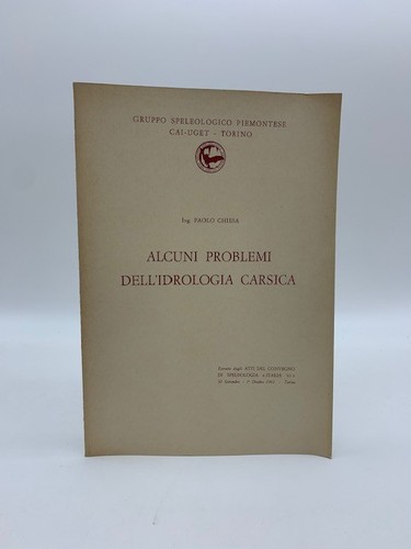 Alcuni problemi dell idrologia - alcuni, dell'idrologia