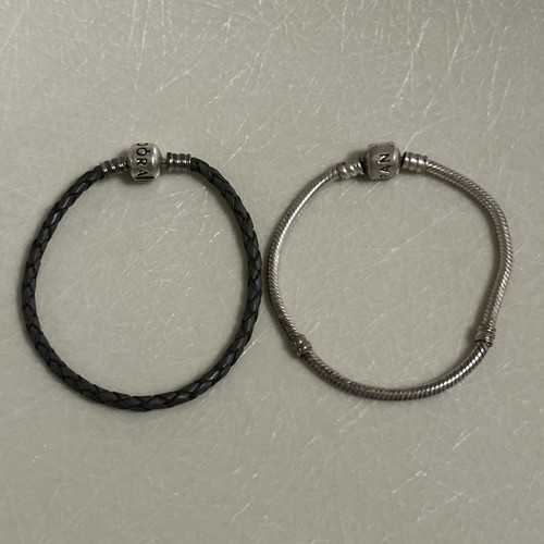 Two pandora bracelets inch - 7,