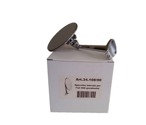 Specchietto cromato per fiat - 1,