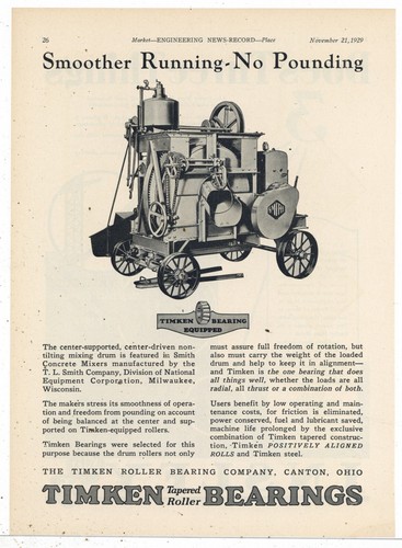 Pubblicità cuscinetti timken - pubblicità,