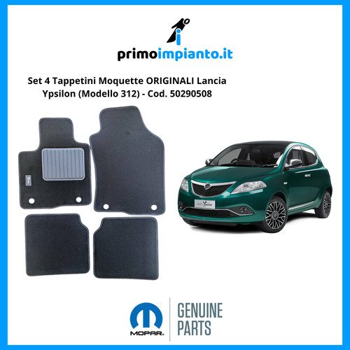 Set tappetini moquette - set, 4