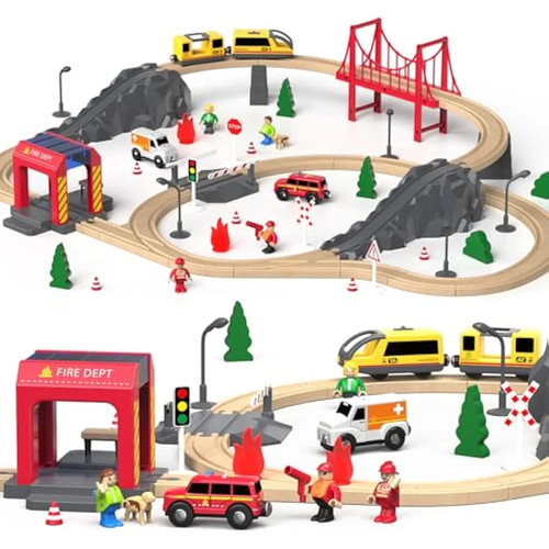 Giant bean wooden train - giant,