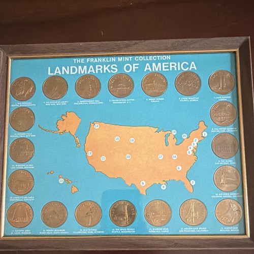 Franklin mint landmarks - franklin,