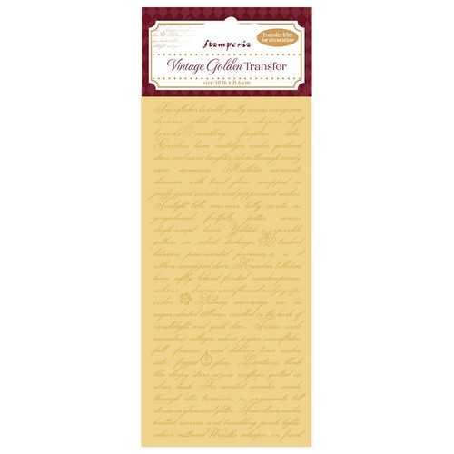 Vintage golden transfer - golden,