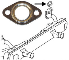 GUARNIZIONE COLLETTORE DI SCARICO TRIANGOLARE VW MAGGIOLINO 59/86,T1 59/67,T2 67