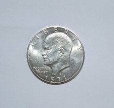 [NC] U.S.A. - One dollar "Eisenhower" 1971 (S) in argento