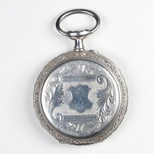 REMONTOIR CYLINDRE Cassa in Argento per Orologio da Tasca - Movimento da 35,5 mm