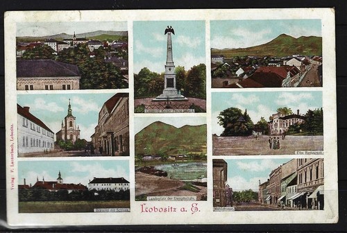 F178 cartolina boemia - boemia, saluto