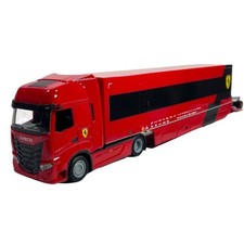 Modellino Camion Bburago 1/43 Iveco S-Way 570 with Ferrari SF-24 #16 C. Leclerc
