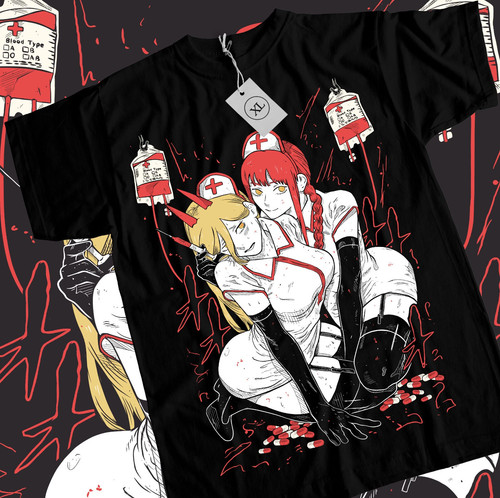 Shirt anime motosega uomo - t-shirt,