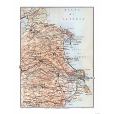 Mappa storica siracusa - storica,
