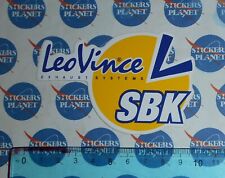  ADESIVO STICKER VINTAGE AUTOCOLLANT AUTO MOTO TUNING  LEOVINCE SBK 