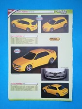 CLIPPING ARTICOLO DI GIORNALE CAR TUNING ALFA ROMEO 147 DA COLLEZIONE - (77)