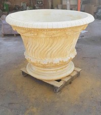 VASO ORCIO ROTONDO PER PIANTE GRANDI DA GIARDINO PER ESTERNO IN CEMENTO Ø 123 CM