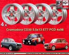 4 Cerchi Cromodora CD30 5.5x13