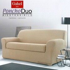 Copridivano 2 POSTI con copricuscino Gabel Poncho Duo biestendibile Art. ROMA Du