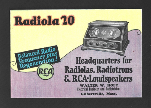 Blotter pubblicitario rca - pubblicitario,
