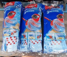 Supermocio 3action Vileda Lava Pavimenti Mocio in Microfibra 3pezzi azzurro 