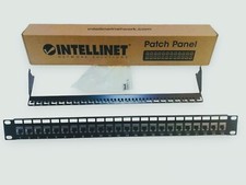 24 uscite CAT6A Accoppiatore Pannello Patch COMPLETO CON BARRA POST. INTELLINET