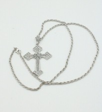 Ciondolo croce con collana