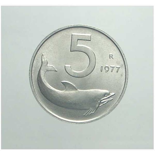Repubblica italiana 5 lire - -,