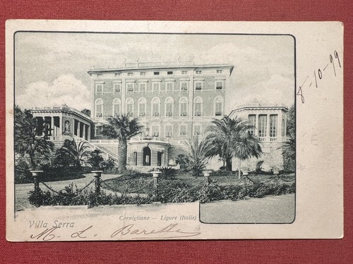 Cartolina villa serra - -,