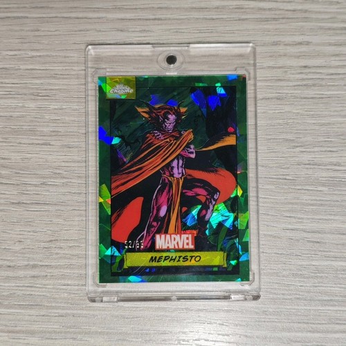 Topps chrome marvel mephisto - marvel,