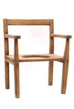 Antica sedia da toilette per