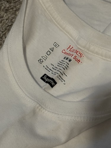 Shirt bianca singola - bianca, supreme