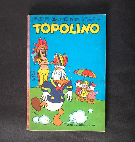 Topolino libretto 451 - topolino, 1964