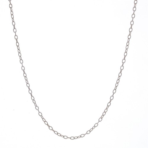 Collana catena cavo - , argento