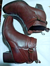 STIVALETTI  DA DONNA " CALZATURE DE' MEDICI MILANO " N.40 - IN PELLE MARRONE