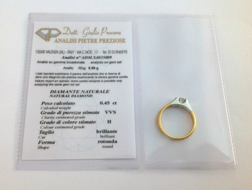 Solitario unisex oro - solitario, in