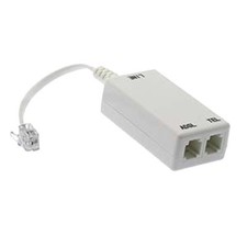 ADSL ADSL2 + DSL Modem Telefono Fax In Linea Sdoppiatore Filtro Rete RJ11