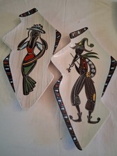 COPPIA DI PIATTI DA MURO IN