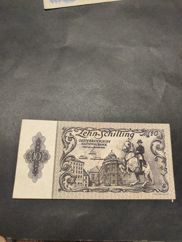Banconota austria scellini - austria, 10