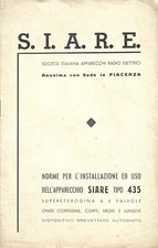 Siare 435 radio - ,