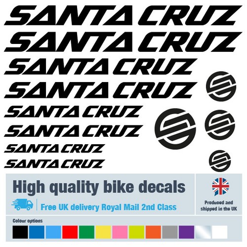 Adesivo etichette bici - bici, santa